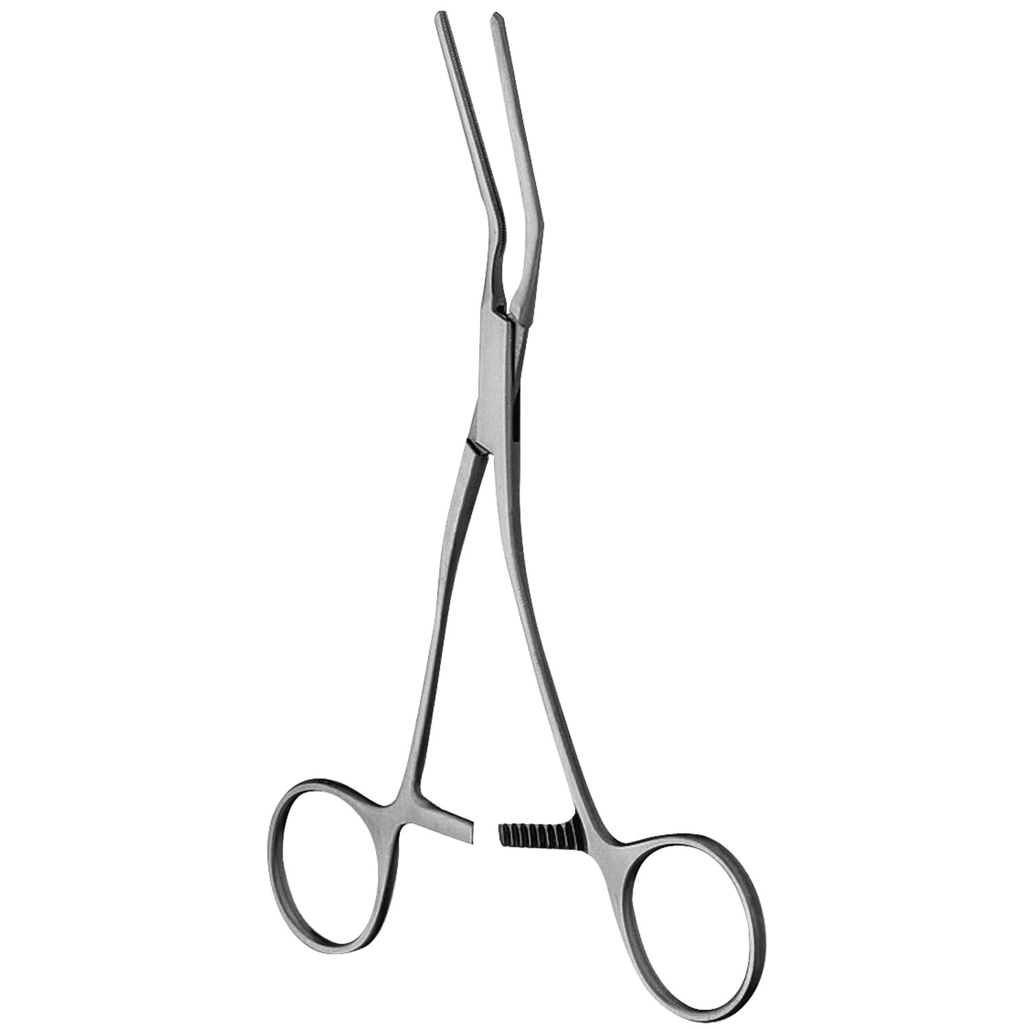 Debakey Miniature Multi Purpose Clamp, 30 Degree Angle, 6 1/2" (16.5 Cm)